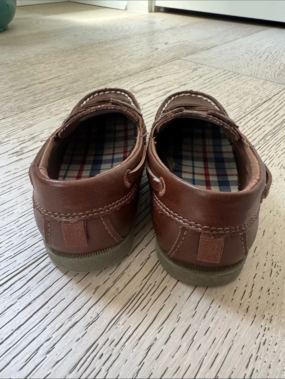 Kids Brown Boat Shoes